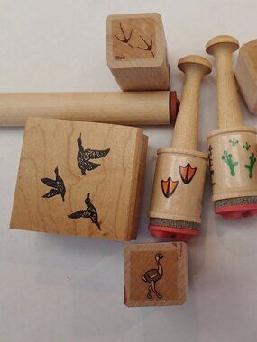 Bird Stampers set of 8